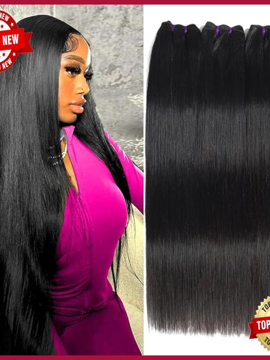 20 Inch Brazilian Straight Human Hair Extensions 16A Grade Virgin